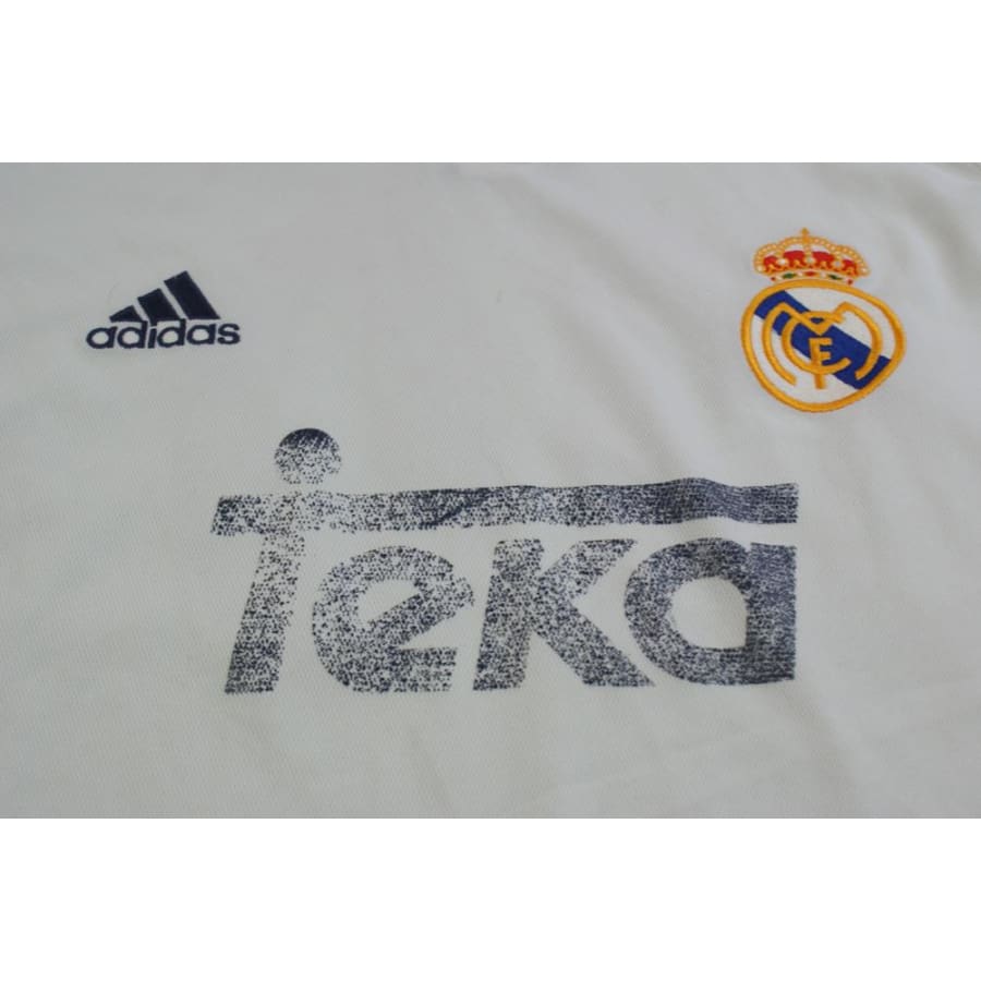 Maillot de football vintage domicile Real Madrid CF N°10 FIGO 2000-2001 - Adidas - Real Madrid