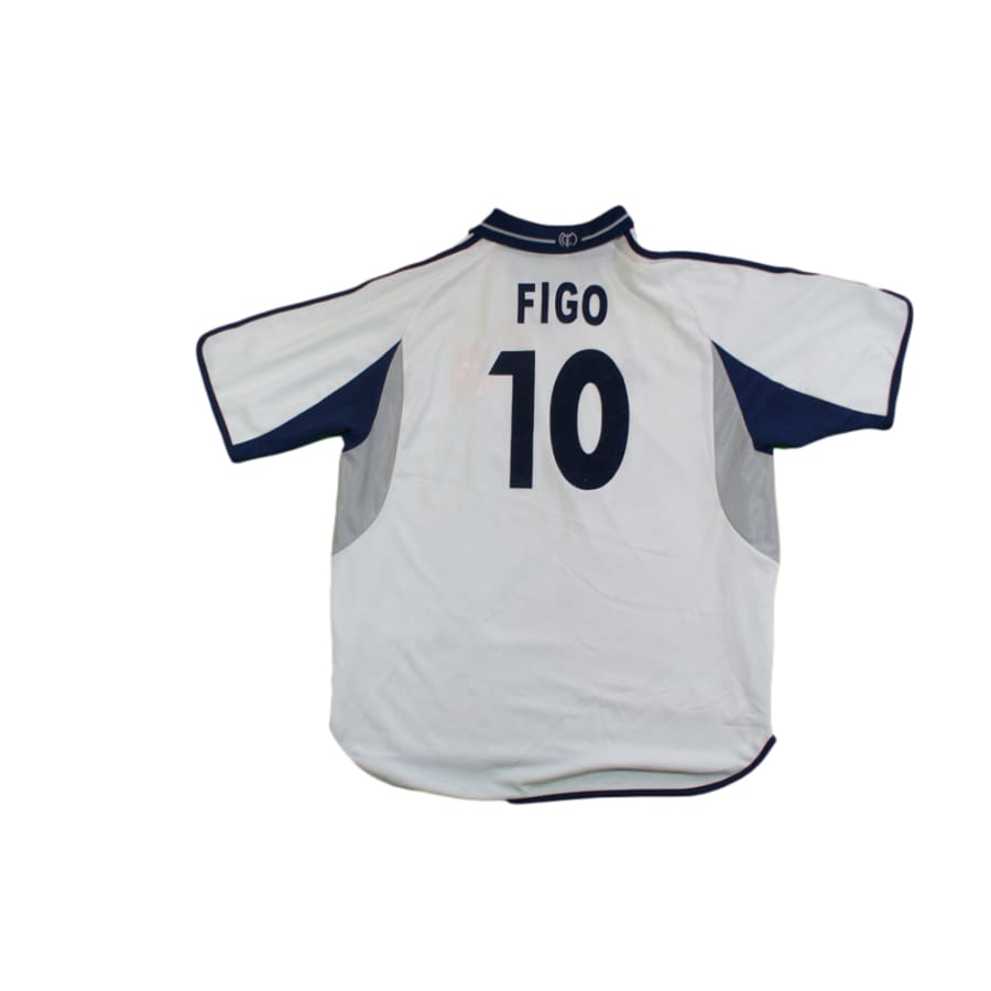 Maillot de football vintage domicile Real Madrid CF N°10 FIGO 2000-2001 - Adidas - Real Madrid