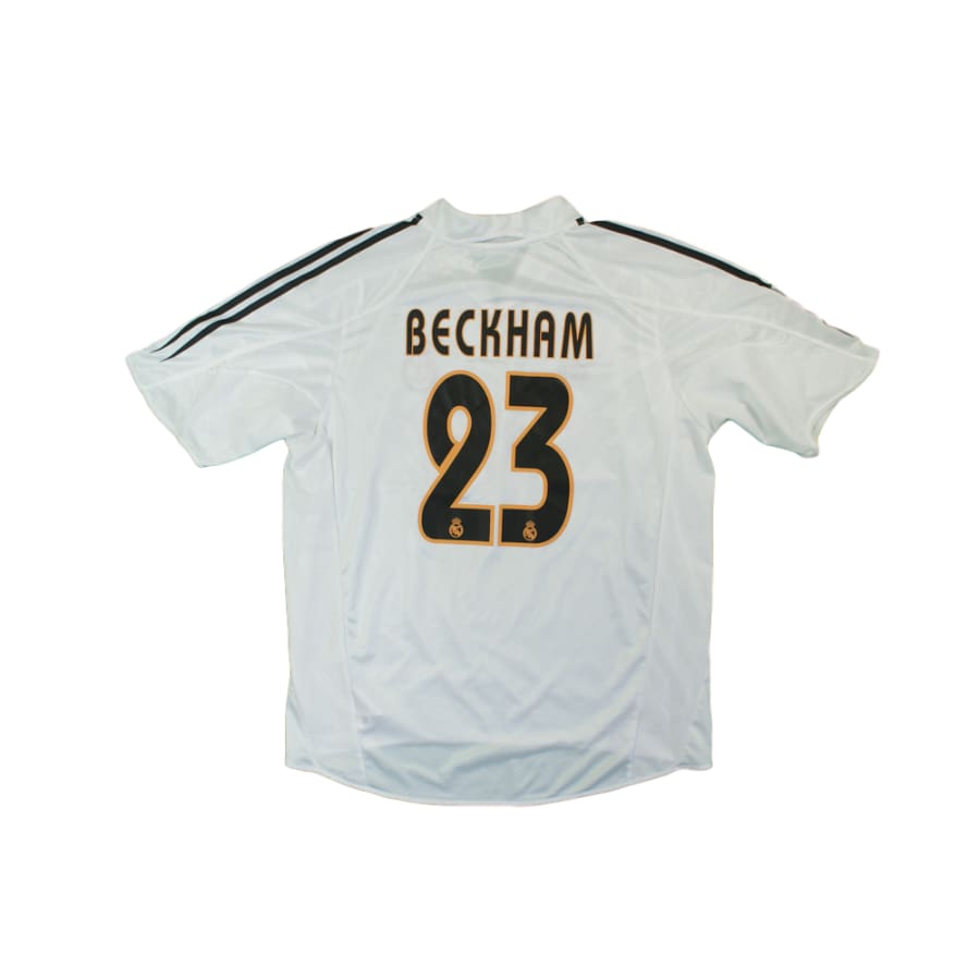 Maillot de football vintage domicile Real Madrid CF N°23 BECKHAM 2003-2004 - Adidas - Real Madrid