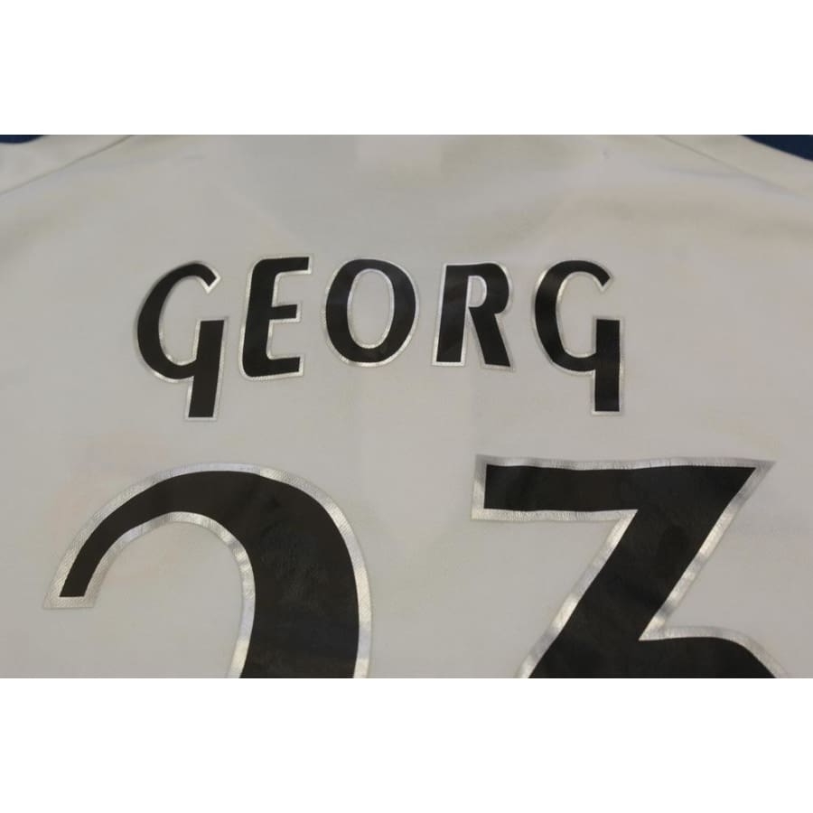 Maillot de football vintage domicile Real Madrid CF N°23 GEORG 2001-2002 - Adidas - Real Madrid