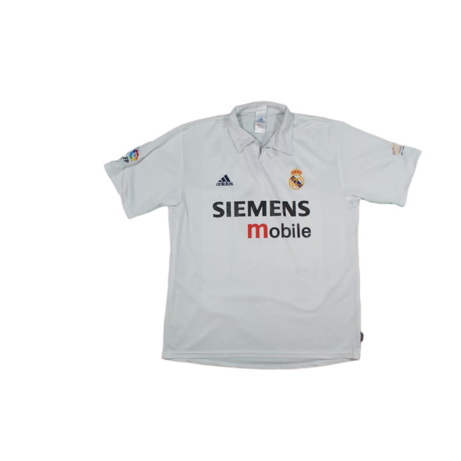 Maillot de football vintage domicile Real Madrid CF N°5 ZIDANE 2002-2003 - Adidas - Real Madrid