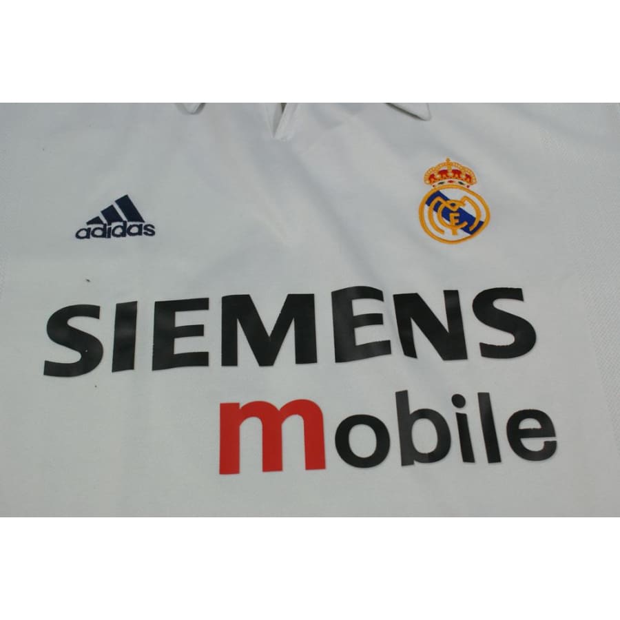 Maillot de football vintage domicile Real Madrid CF N°5 ZIDANE 2002-2003 - Adidas - Real Madrid