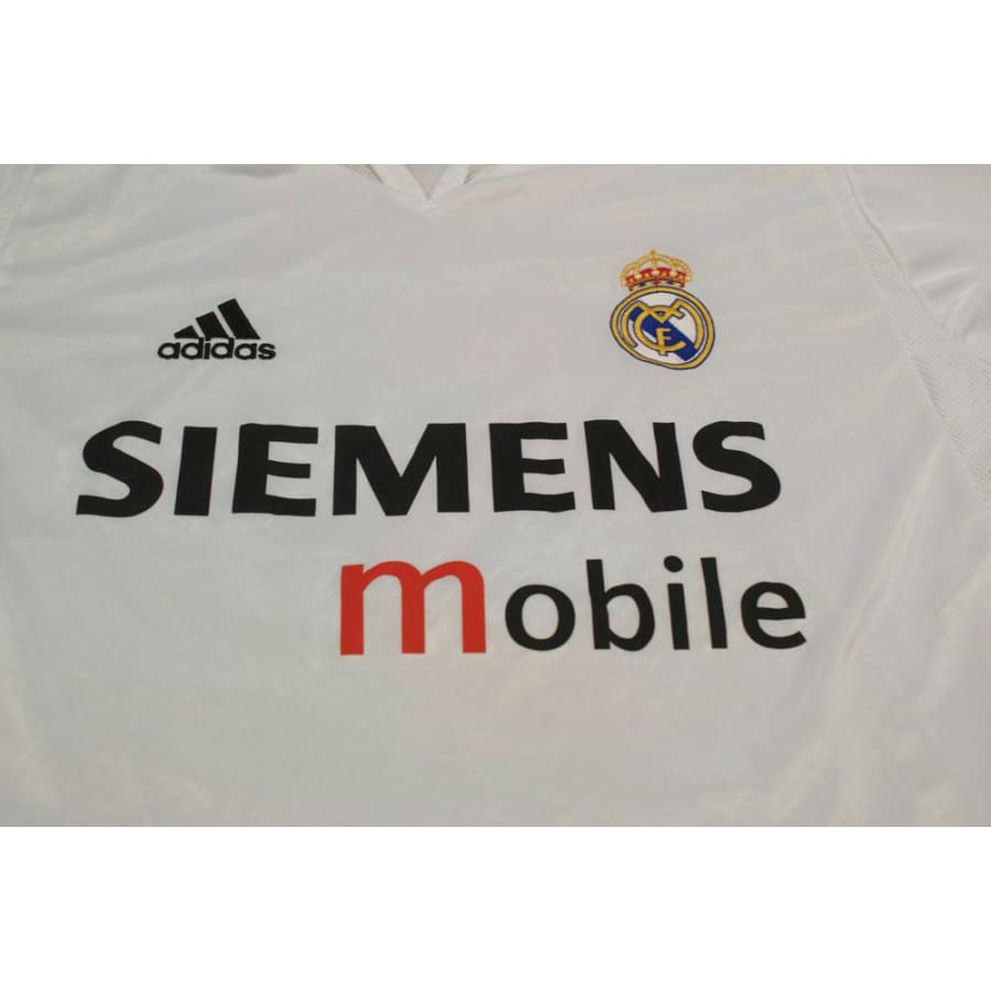 Maillot de football vintage domicile Real Madrid CF N°5 ZIDANE 2003-2004 - Adidas - Real Madrid