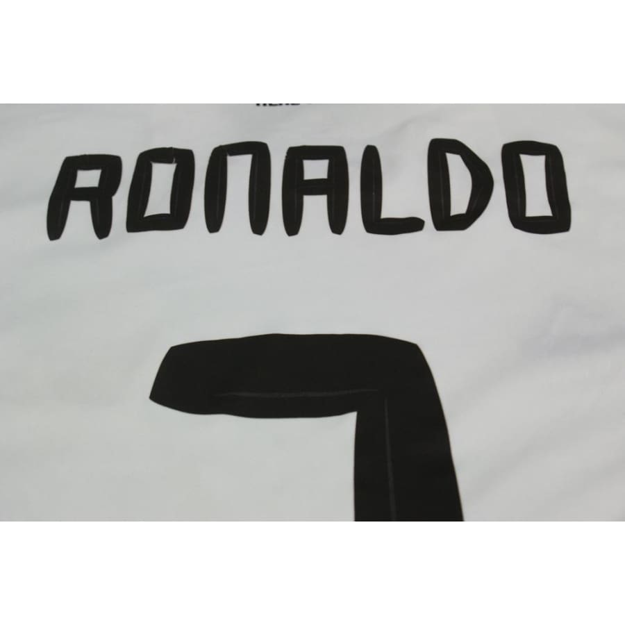 Maillot de football vintage domicile Real Madrid CF N°7 RONALDO 2010-2011 - Adidas - Real Madrid