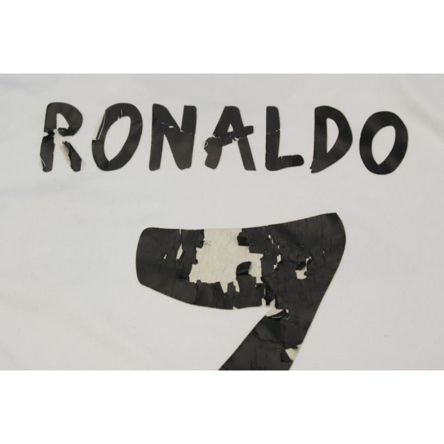 Maillot de football vintage domicile Real Madrid CF N°7 RONALDO 2013-2014 - Adidas - Real Madrid