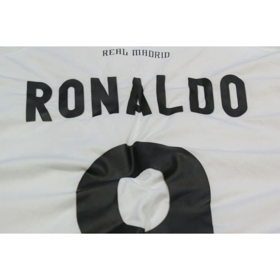 Maillot de football vintage domicile Real Madrid CF N°9 RONALDO 2009-2010 - Adidas - Real Madrid