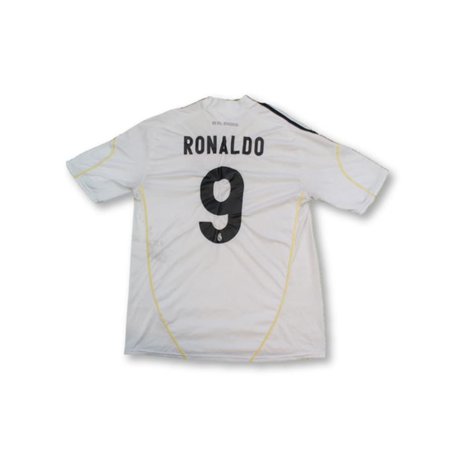 Maillot de football vintage domicile Real Madrid CF N°9 RONALDO 2009-2010 - Adidas - Real Madrid