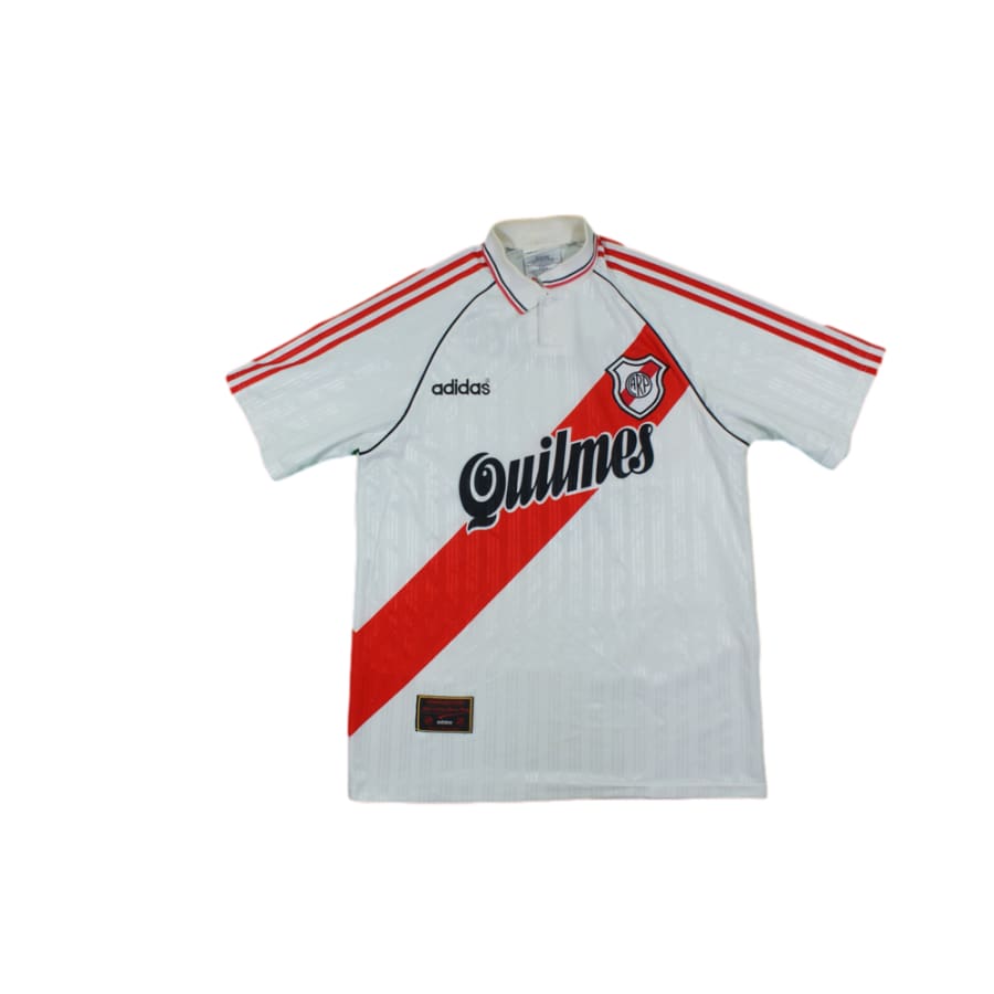 Maillot de football vintage domicile River Plate années 1990 - Adidas - Argentin