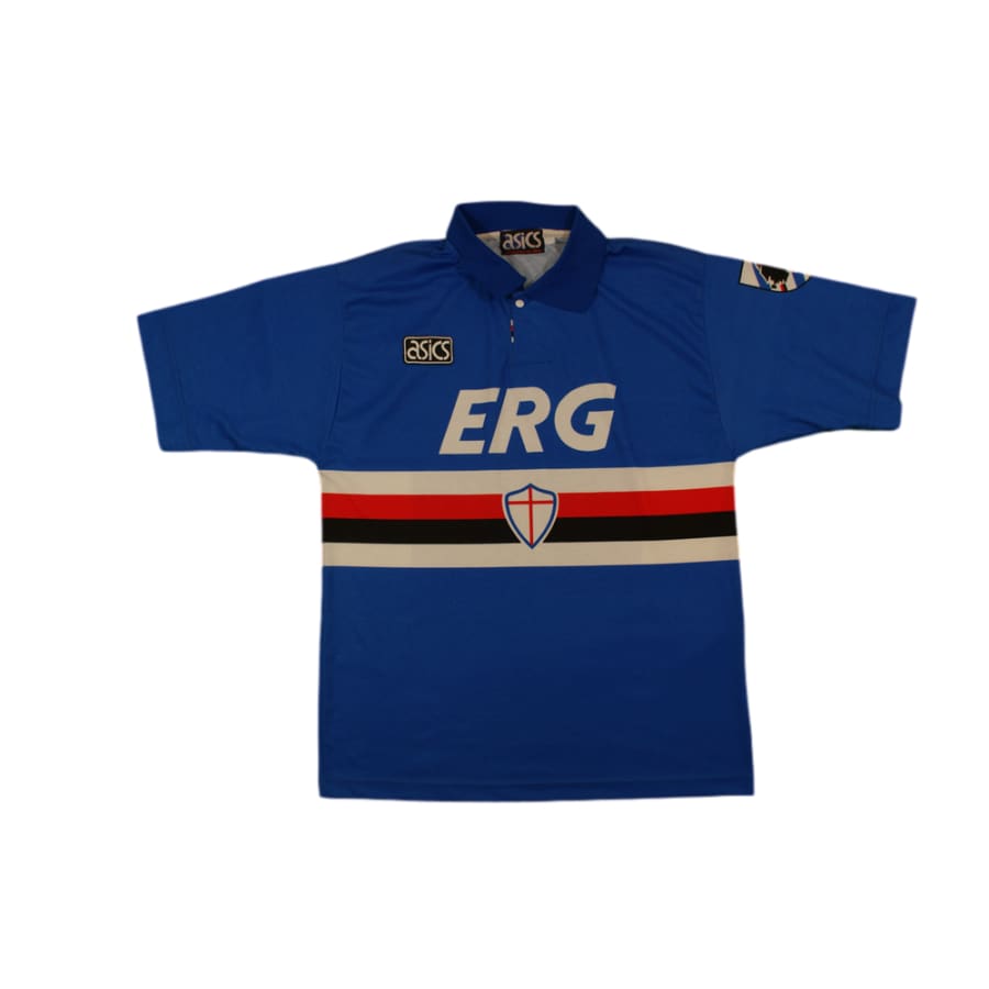 Maillot De Foot Vintage Lotto Années 90 – Bleu Taille XL – Tenue Rétro Adulte