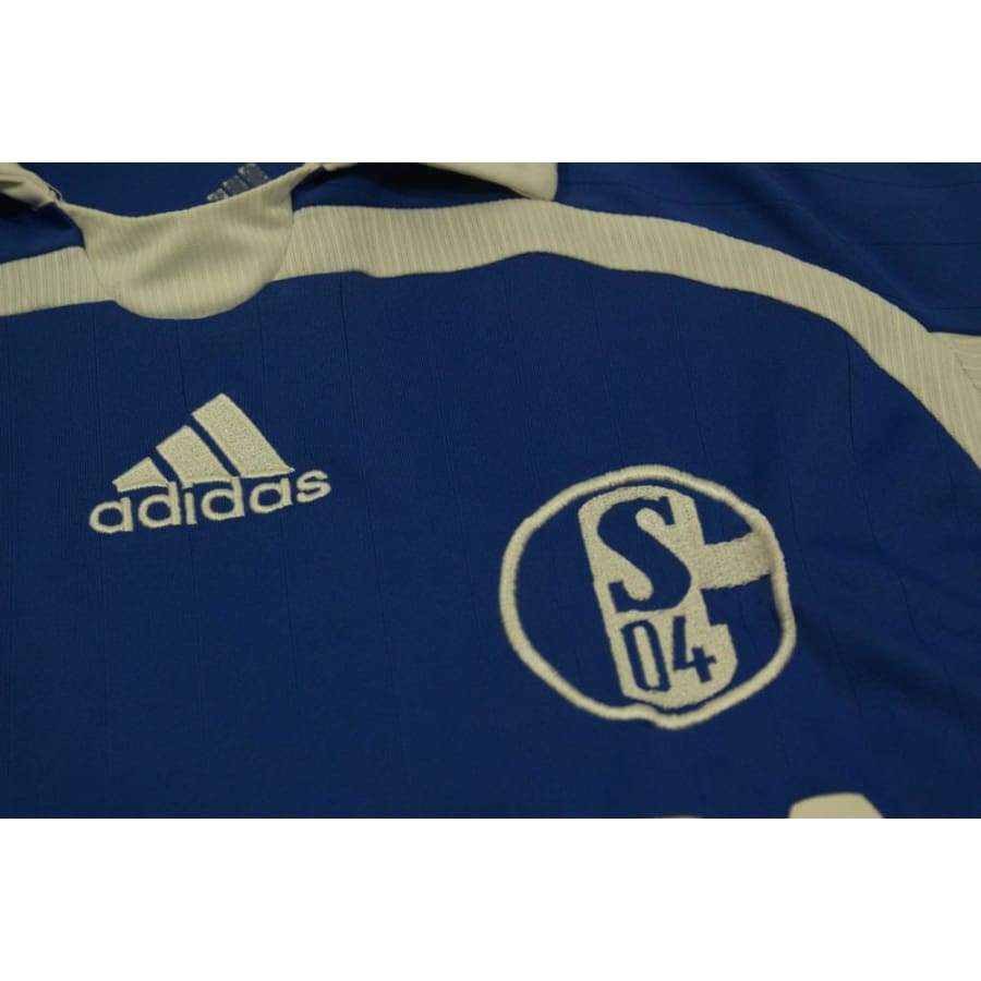 Maillot de football vintage domicile Schalke 04 2007-2008 - Adidas - Autres championnats