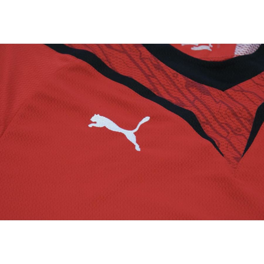 Maillot de football vintage domicile Stade Rennais FC N°3 GYAN 2009-2010 - Puma - Stade Rennais FC