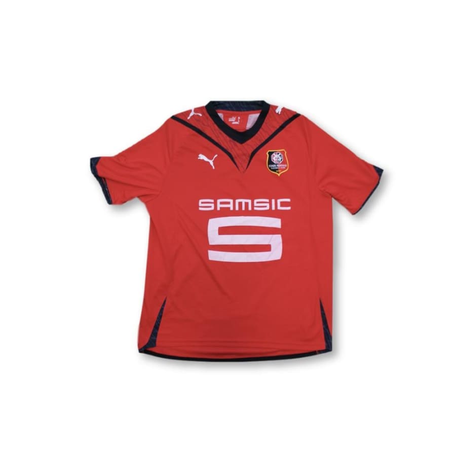 Maillot de football vintage domicile Stade Rennais FC N°3 GYAN 2009-2010 - Puma - Stade Rennais FC