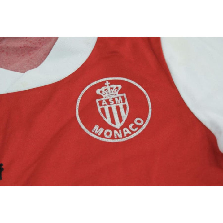 Maillot Vintage AS Monaco – Sponsor Bally – Le Coq Sportif – Taille 12 Ans (c.1982)