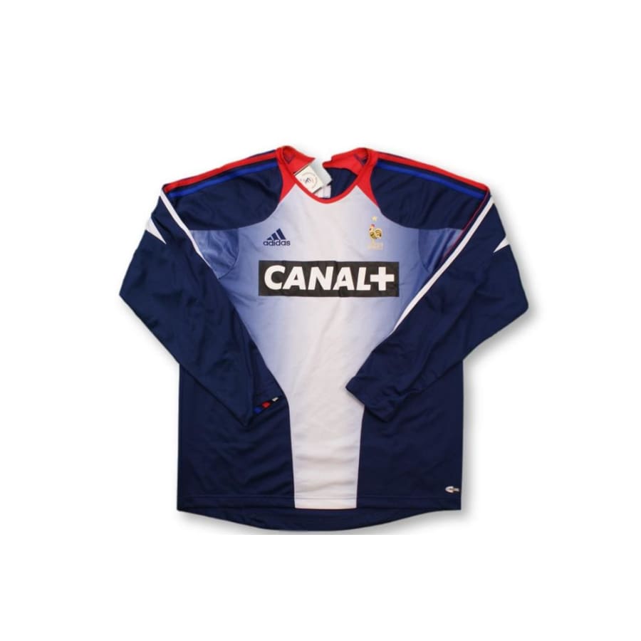 Maillot de football vintage entraînement Equipe de France 2002-2003 - Adidas - Equipe de France