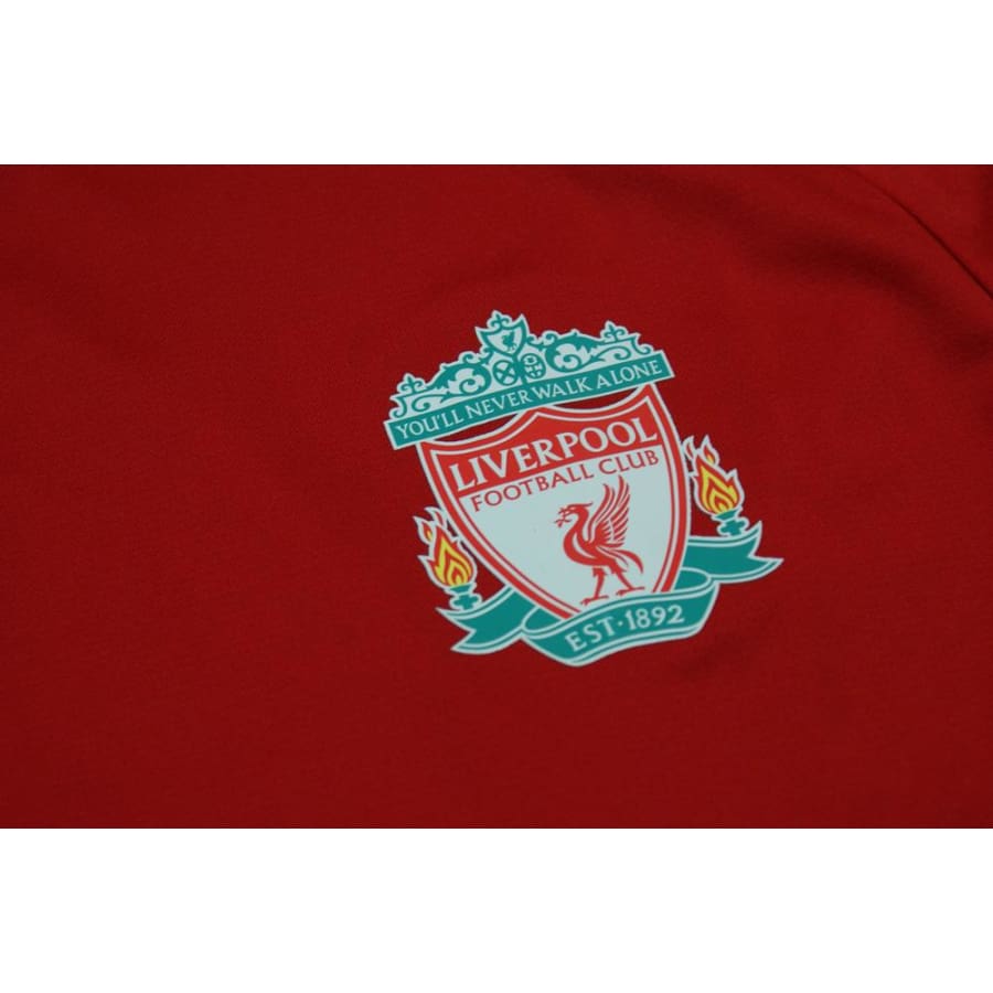 Maillot D'entraînement Reebok FC Liverpool Années 2000 - Taille M Rouge - Occasion