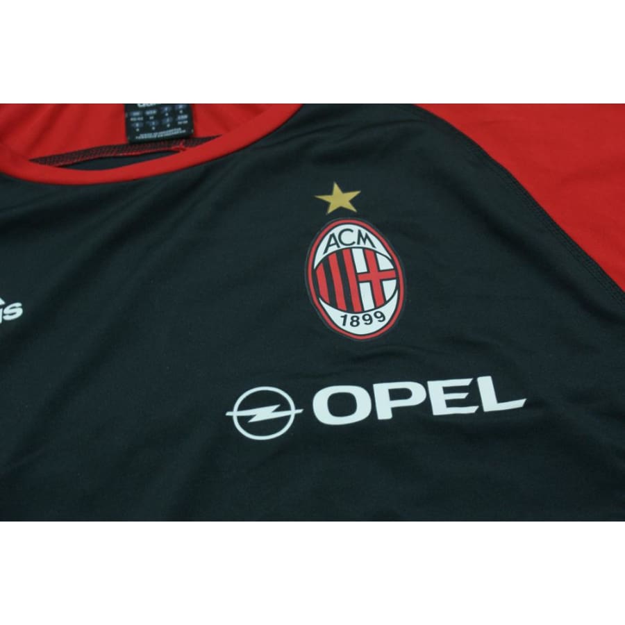 Maillot de football vintage entraînement Milan AC années 2000 - Adidas - Milan AC