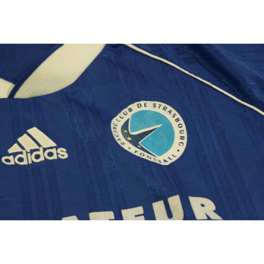 Maillot de football vintage entraînement RC Strasbourg Alsace années 1990 - Adidas - RC Strasbourg Alsace