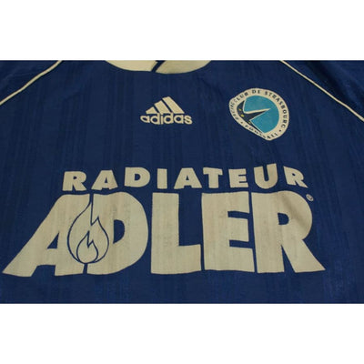 Maillot de football vintage entraînement RC Strasbourg Alsace années 1990 - Adidas - RC Strasbourg Alsace