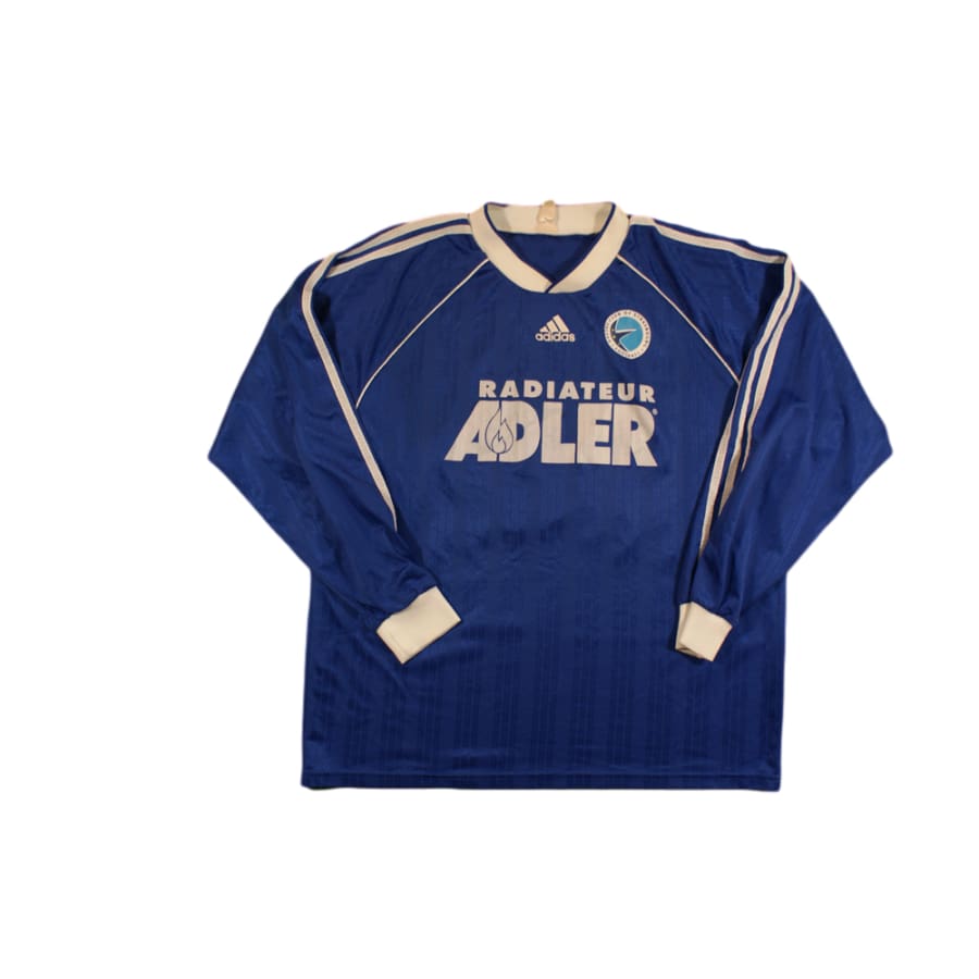 Maillot de football vintage entraînement RC Strasbourg Alsace années 1990 - Adidas - RC Strasbourg Alsace