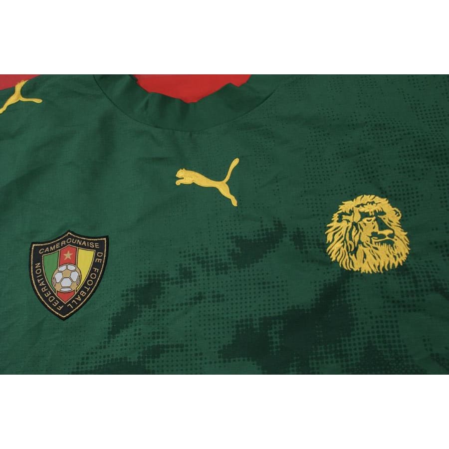 Maillot de football vintage équipe du Cameroun ETOO 2007-2008 - Puma - Cameroun