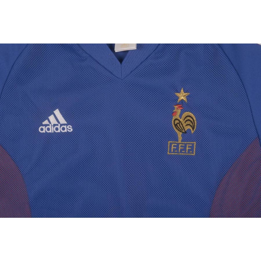 Maillot de football vintage Equipe de France 2002-2003 - Adidas - Equipe de France