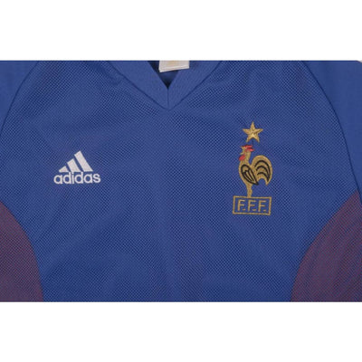 Maillot de football vintage Equipe de France 2002-2003 - Adidas - Equipe de France