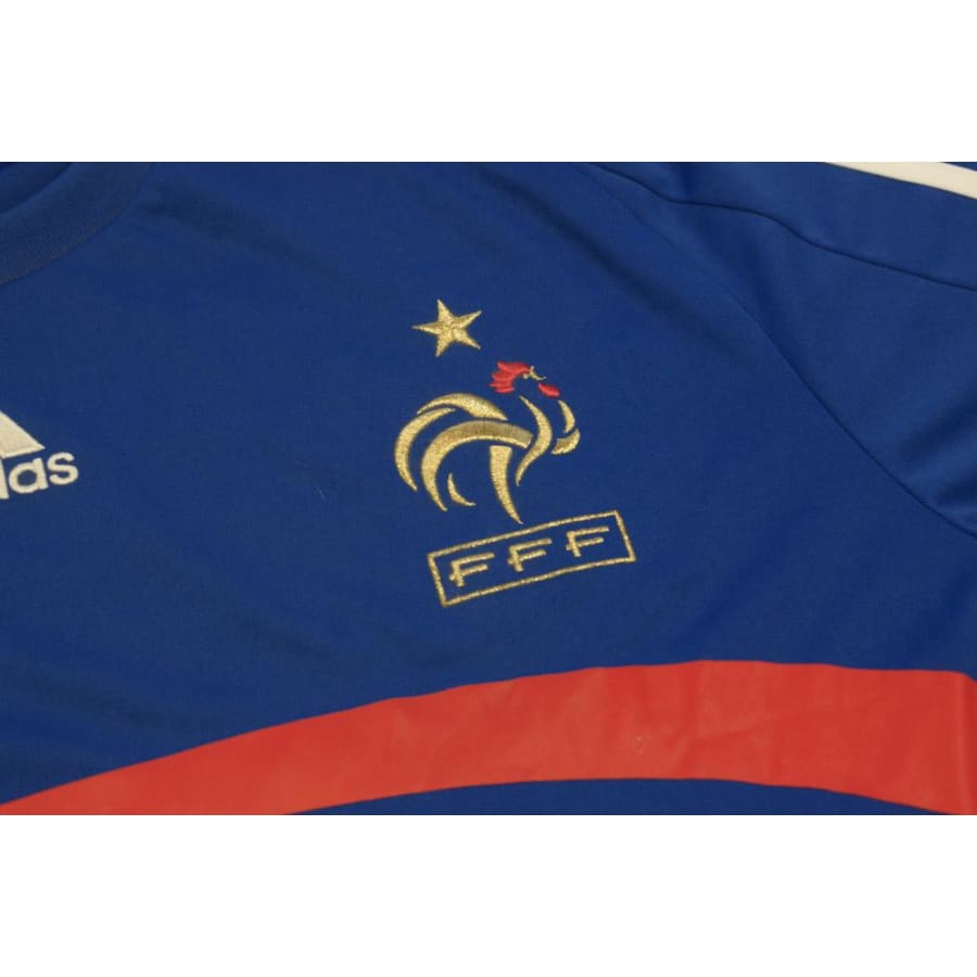 Maillot de football vintage Equipe de France 2008-2009 - Adidas - Equipe de France