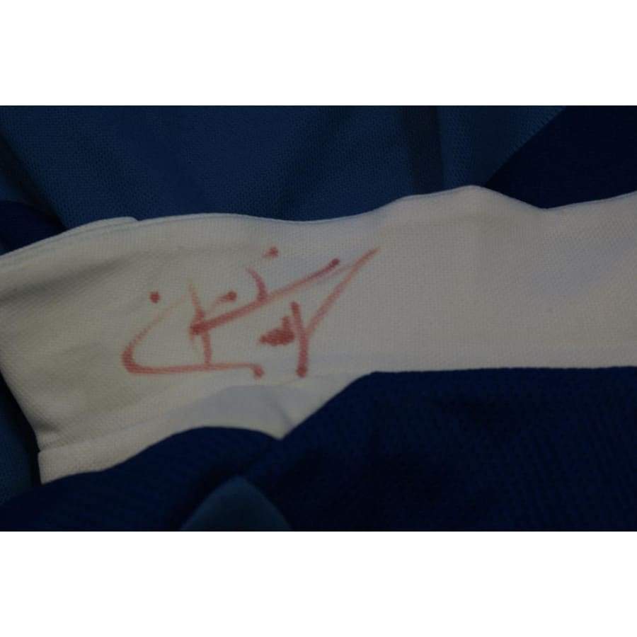 Maillot de football vintage Equipe de France dédicacé 2008-2009 - Adidas - Equipe de France