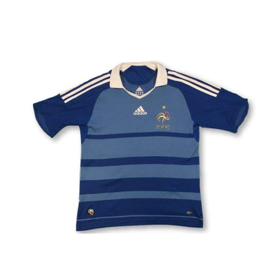 Maillot de football vintage Equipe de France dédicacé 2008-2009 - Adidas - Equipe de France