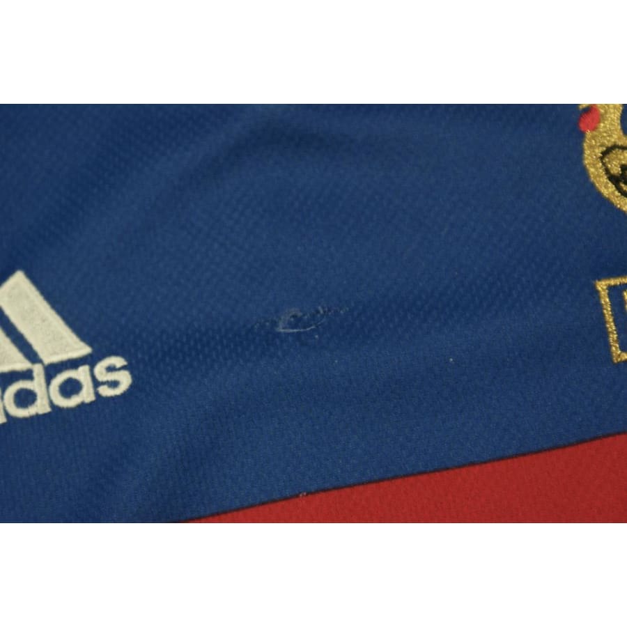 Maillot de football vintage Equipe de France dédicace BARTHEZ 1998-1999 - Adidas - Equipe de France