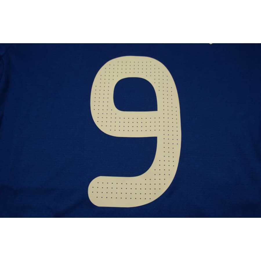Maillot de football vintage équipe de France enfant N°9 BENZEMA 2008-2009 - Adidas - Equipe de France