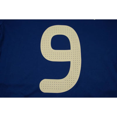Maillot de football vintage équipe de France enfant N°9 BENZEMA 2008-2009 - Adidas - Equipe de France