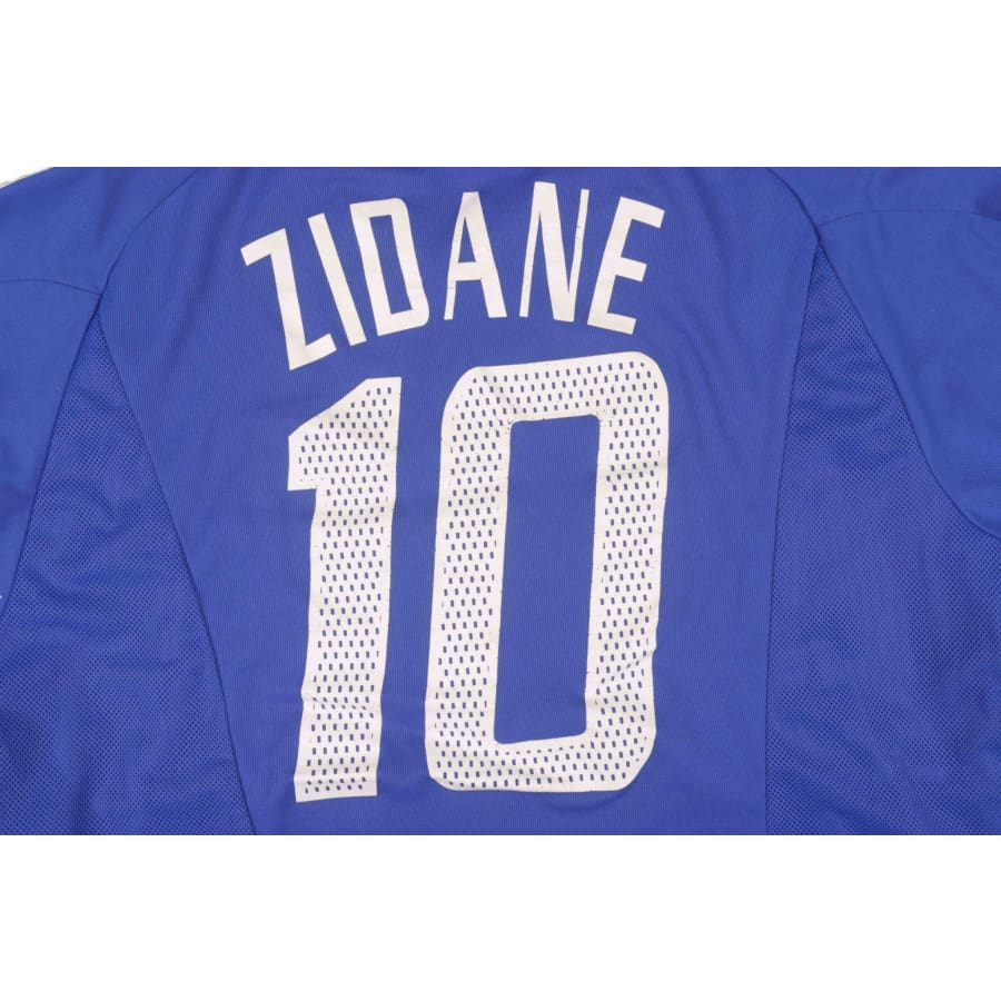 Maillot de football vintage Equipe de France N°10 ZIDANE 2002-2003 - Adidas - Equipe de France