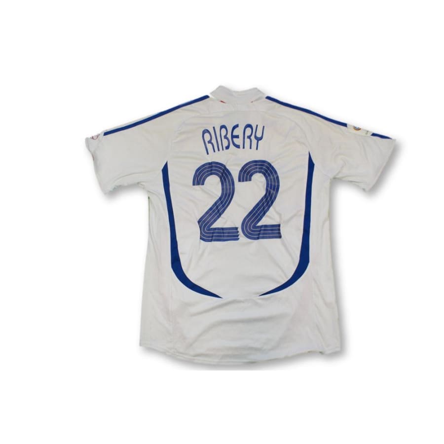 Maillot de football vintage Equipe de France N°22 RIBERY 2006-2007 - Adidas - Equipe de France