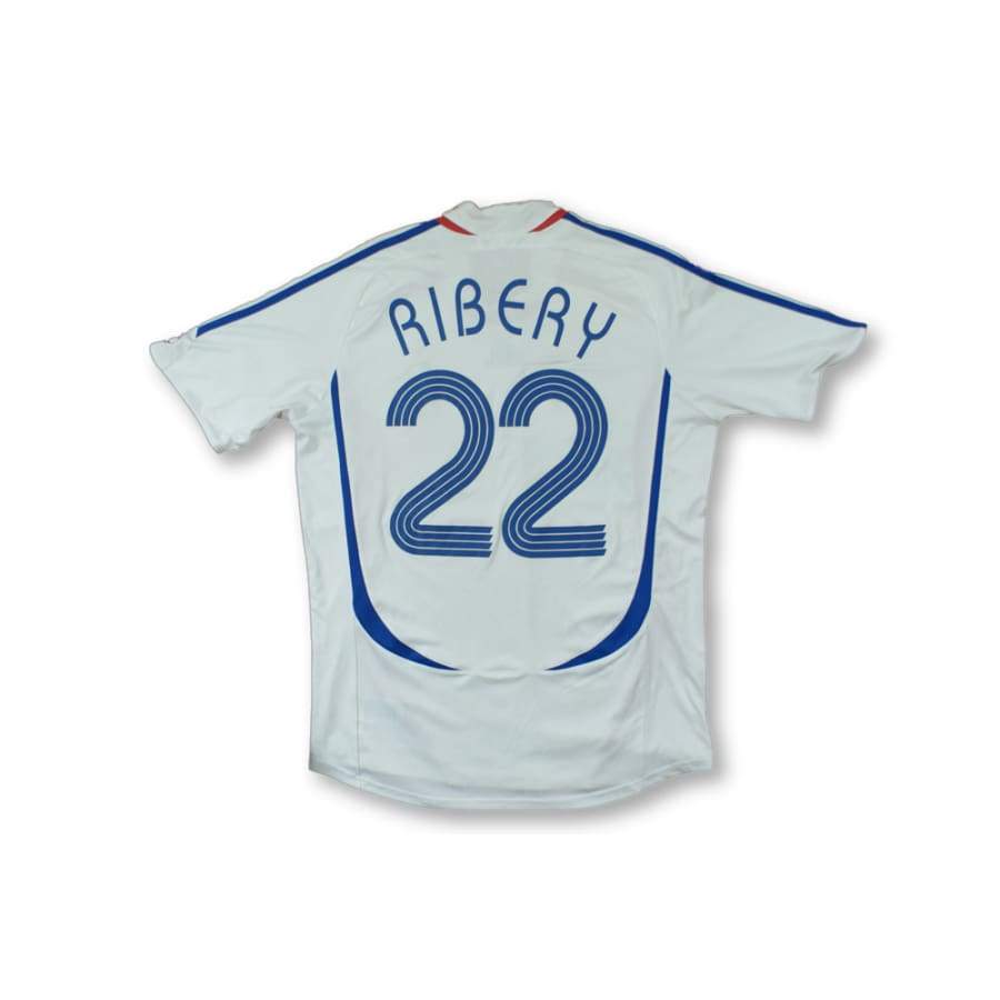 Maillot de football vintage Equipe de France N°22 RIBERY 2006-2007 - Adidas - Equipe de France