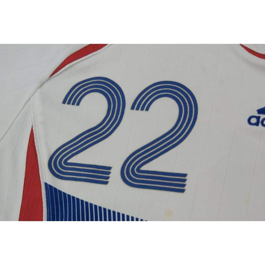 Maillot de football vintage Equipe de France N°22 RIBERY 2006-2007 - Adidas - Equipe de France