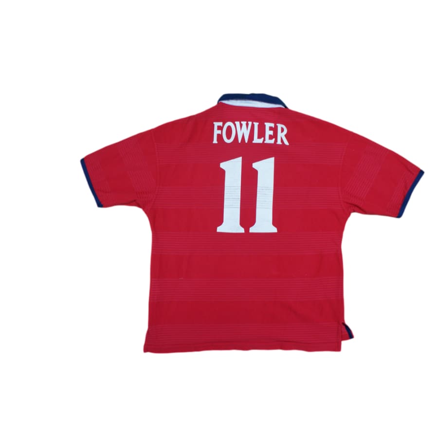 Maillot de football vintage extérieur équipe d’Angleterre N°11 FOWLER 2000-2001 - Umbro - Angleterre