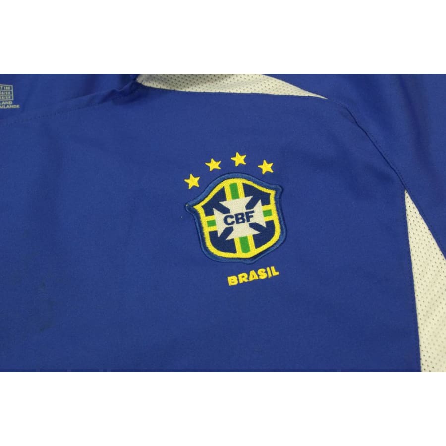 Maillot de football vintage extérieur équipe du Brésil N°9 RONALDO 2002-2003 - Nike - Brésil