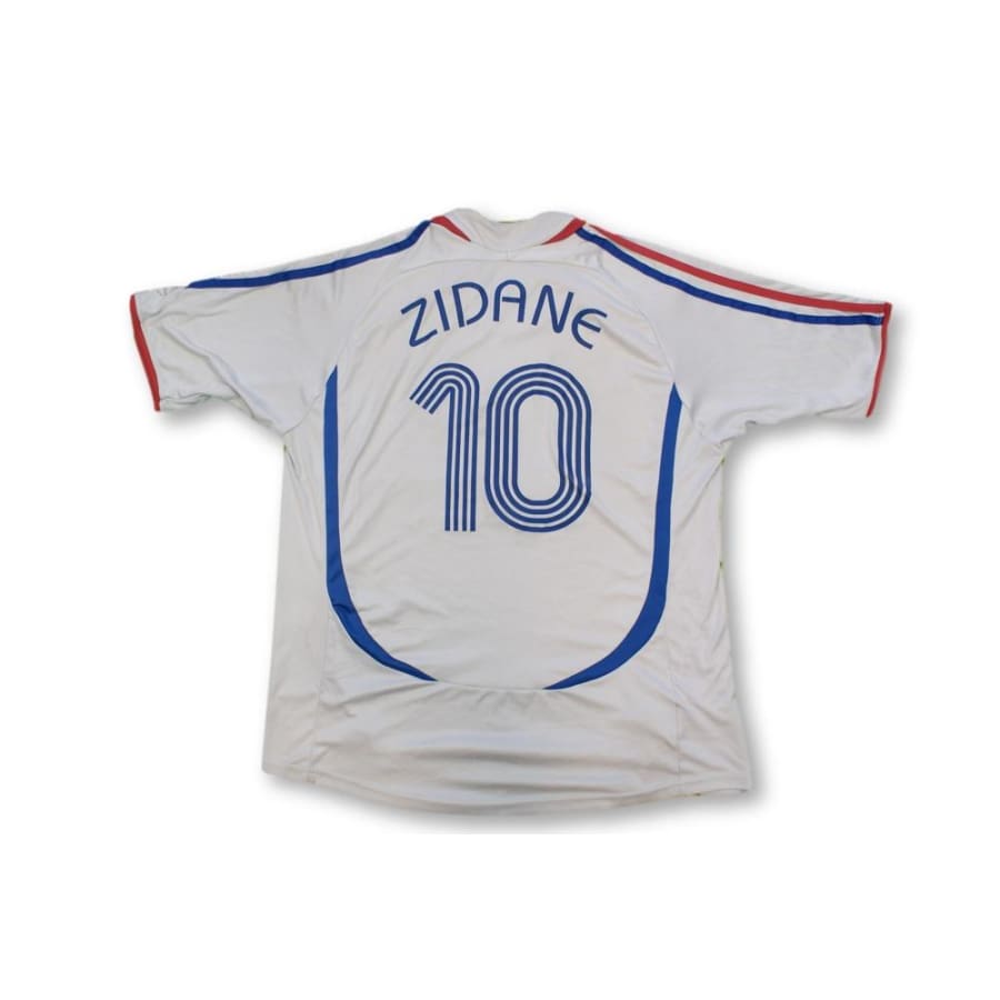 Maillot de football vintage extérieur Equipe de France N°10 ZIDANE 2006-2007 - Adidas - Equipe de France