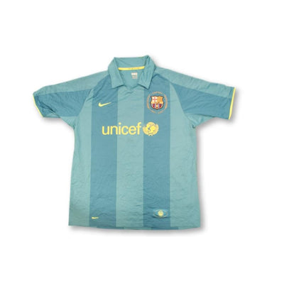 Maillot de football vintage extérieur FC Barcelone N°3 JESUS 2007-2008 - Nike - Barcelone