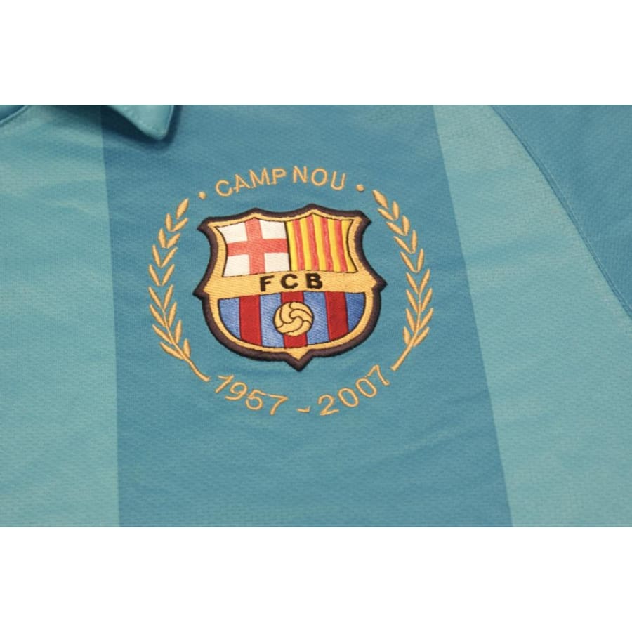 Maillot de football vintage extérieur FC Barcelone N°3 JESUS 2007-2008 - Nike - Barcelone