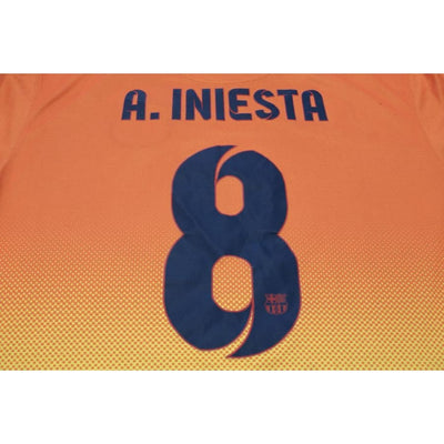 Maillot de football vintage extérieur FC Barcelone N°8 A.INIESTA 2012-2013 - Nike - Barcelone