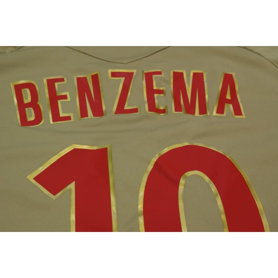 Maillot de football vintage extérieur Olympique Lyonnais N°10 BENZEMA 2007-2008 - Umbro - Olympique Lyonnais