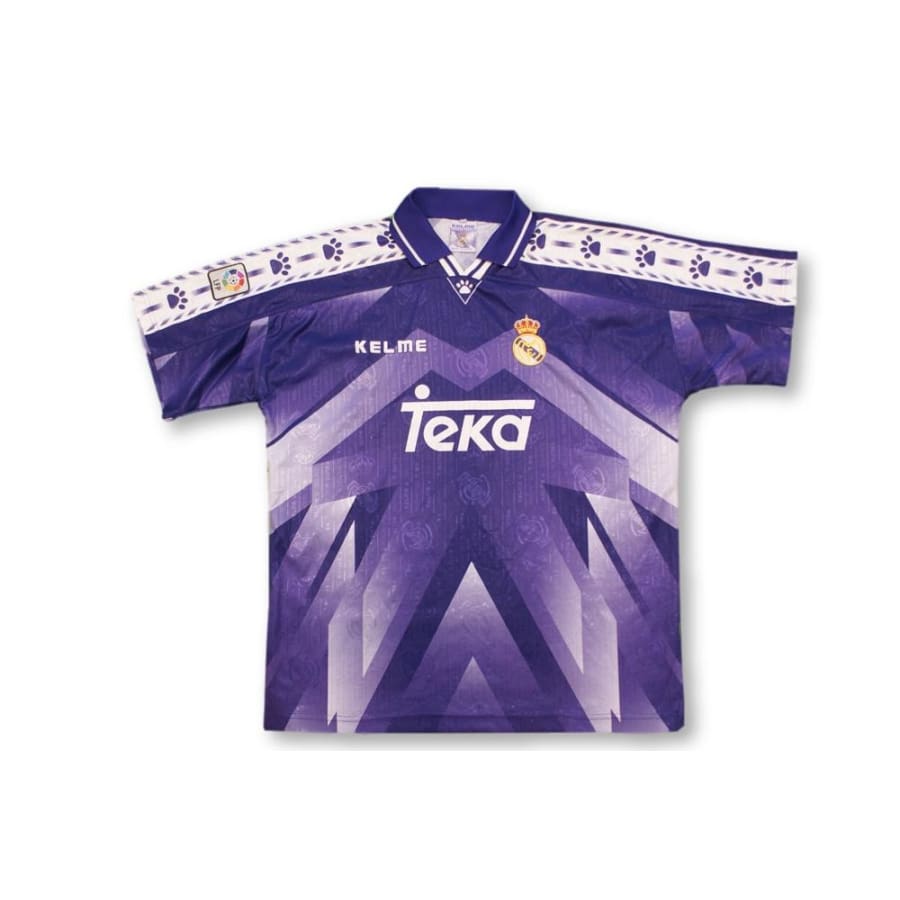 Maillot de football vintage extérieur Real Madrid CF 1996-1997 - Kelme - Real Madrid