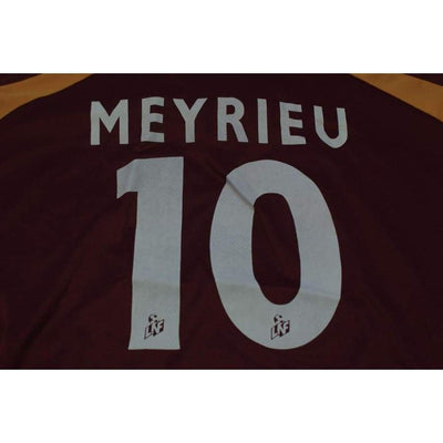 Maillot de football vintage FC Metz N°10 MEYRIEU dédicacé 2000-2001 - Puma - FC Metz