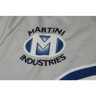 Maillot de football vintage FC Sochaux Montbéliard ESSO Martini Industries n°10 MACIO extérieur 2002-2003 - Champion - FC