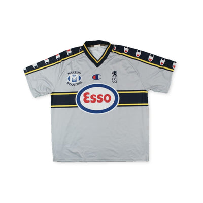 Maillot de football vintage FC Sochaux Montbéliard ESSO Martini Industries n°10 MACIO extérieur 2002-2003 - Champion - FC