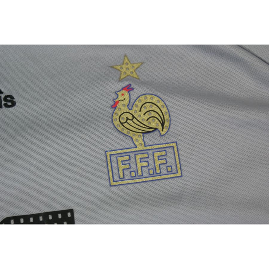 Maillot de football vintage gardien Equipe de France N°16 années 2000 - Adidas - Equipe de France