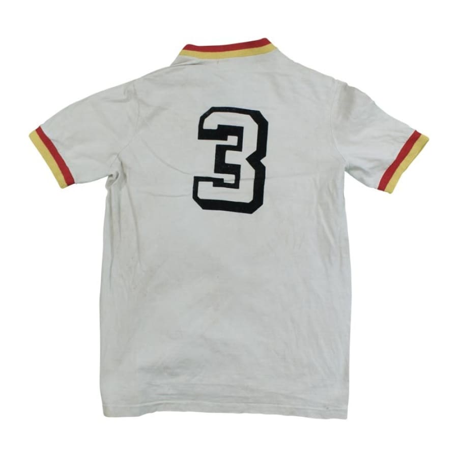 Maillot de football vintage Groupe Sportif du Crédit Lyonnais n°3 197 - Le coq sportif - Autres championnats