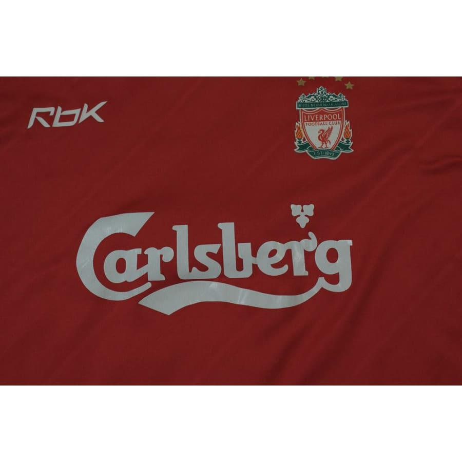 Maillot de football vintage Liverpool FC N°8 GERRARD 2005-2006 - Reebok - FC Liverpool